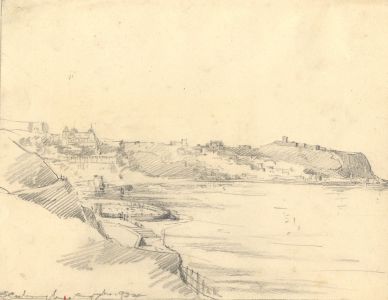 Marcus Adams - 1934 Graphite Drawing, Scarborough