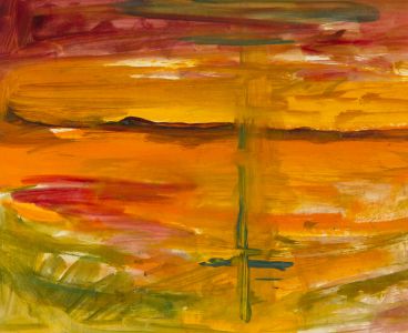 Gilbert Adams - Mid 20th Century Gouache, Abstract Composition