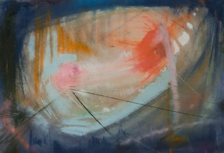 Gilbert Adams - Mid 20th Century Pastel, Abstract Composition