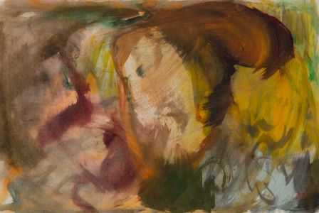 Gilbert Adams - Mid 20th Century Gouache, Abstract Composition