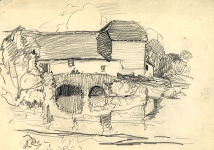 Marcus Adams - Four Early 20th Century Graphite Drawings, Landscapes
