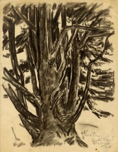 Marcus Adams - Six Early 20th Century Graphite Drawings, Trees and Landscapes