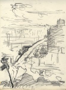 Marcus Adams - Four Early 20th Century Graphite Drawings, Landscape Studies
