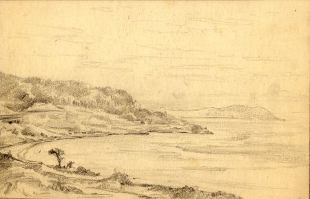 Marcus Adams - Six Early 20th Century Graphite Drawings, Coastal Landscapes