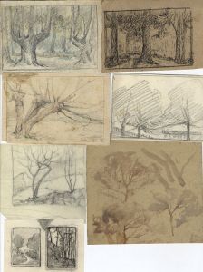 Marcus Adams - Fourteen Early 20th Century Graphite Drawings, Landscapes