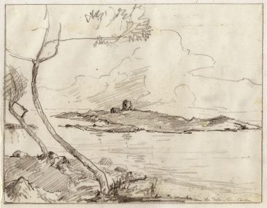 Marcus Adams - Early 20th Century Graphite Drawing, Casa Cavala