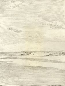 Marcus Adams - Early 20th Century Graphite Drawing, Seascape