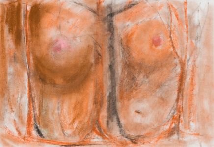 Gilbert Adams - Mid 20th Century Pastel, Bust
