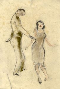 Gilbert Adams - Mid 20th Century Pastel, Dancers
