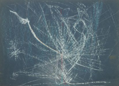 Gilbert Adams - Mid 20th Century Pastel, Abstract Composition