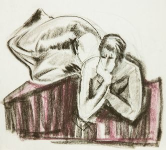 Gilbert Adams - Mid 20th Century Pastel, Nude