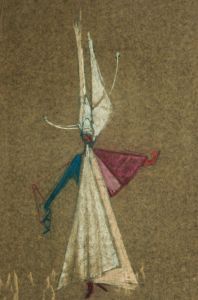 Gilbert Adams - Mid 20th Century Pastel, Figures in Costume