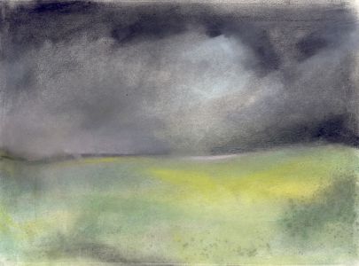 Gilbert Adams - Mid 20th Century Pastel, Stormy Skies