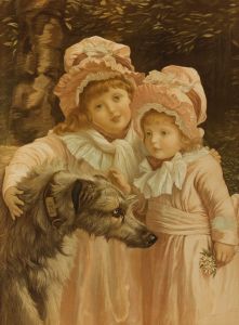 Leighton Brothers - 19th Century Lithograph, Best of Friends