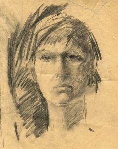 Gilbert Adams - Mid 20th Century Pastel, Woman In Green