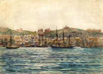 C.E. Hannaford RBA - Mid 20th Century Watercolour, Polruan