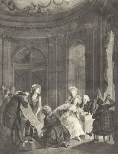 Nicolas de Launay - 18th Century Engraving, Qu'en Dit L'abbe?
