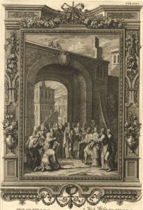 H. Sperling - 18th Century Engraving, Virginitas Defensa