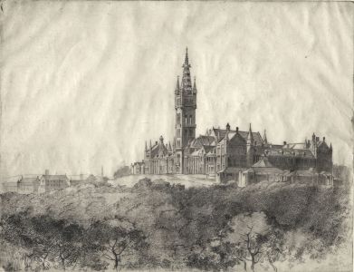 Robert Eadie (1877-1954) - Fine Mid 20th Century Etching, Glasgow University
