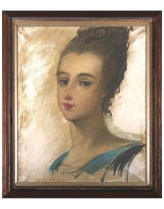 T. O'Donnell - Mid 20th Century Oil, Portrait of a Lady