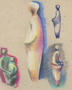 Mid 20th Century Mixed Media - Sculptural Studies