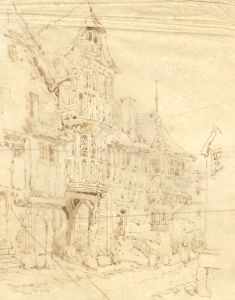 Samuel Gillespie Prout  - Mid 19th Century Watercolour, Building Study