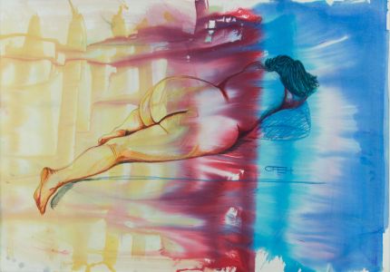 Carl F. Hodgson - Contemporary Mixed Media, Nude Study