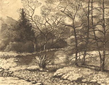 Daphne S. Dall - Limited Edition Mid 20th Century Etching, Water's Edge