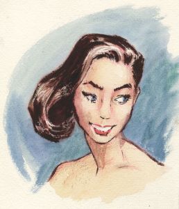 Geoffrey Richard Mortimer - Mid 20th Century Watercolour, Portrait