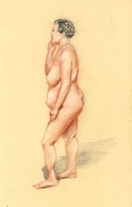 Geoffrey Richard Mortimer - Mid 20th Century Pastel, Nude