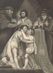 Burnet Reading - Monochrome 1798 Engraving, King Richard III
