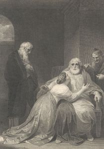 Anker Smith - Monochrome 1792 Engraving, King Lear