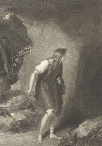 James Parker - Monochrome 1795 Engraving, Cymbeline