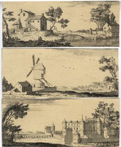 Vivares - Set of three 18th Century Etchings, Landscape Views