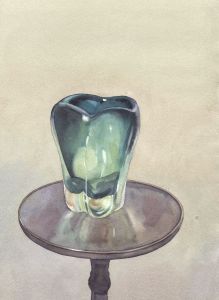 P.M. Evans - Mid 20th Century Watercolour, Study of a Vase