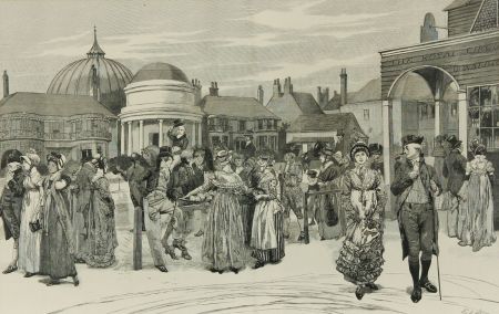 Merigot - 1795 Etching, Rydal Lake