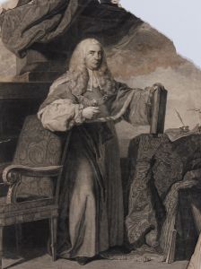 Simon François Ravenet (1706-1774) - 18th Century Engraving, Lord Camden