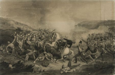 G. Greatbach - 19th Century Engraving, Death of General Cathcart For Restoration