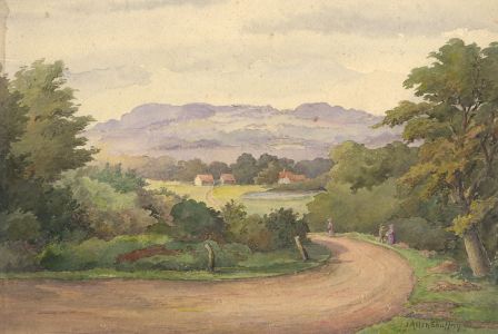 James Allen Shuffrey BWS (1859 - 1939) - 1903 Watercolour, Smithwood Common