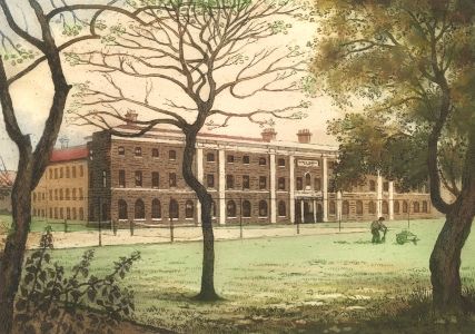 Early 20th Century Etching - Building View