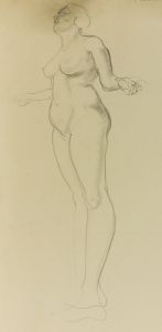 Elinor Bellingham-Smith - Early 20th Century Graphite Drawing, Nude Study