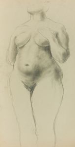 Elinor Bellingham-Smith - Early 20th Century Graphite Drawing, Seated Woman