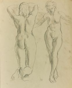Elinor Bellingham-Smith - Early 20th Century Graphite Drawing, Nude Studies