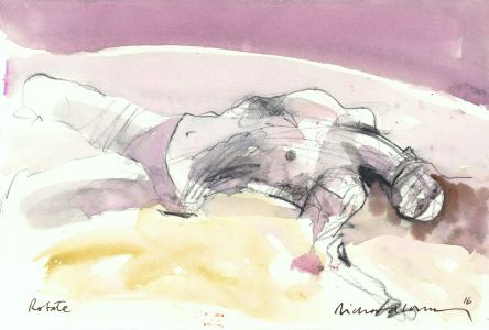 Richard J.S. Young - 2016 Watercolour, Rotate