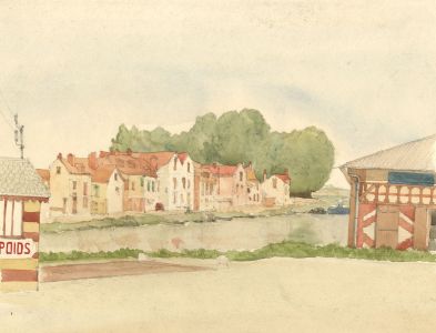 Austin Blomfield - Mid 20th Century Watercolour, Poids