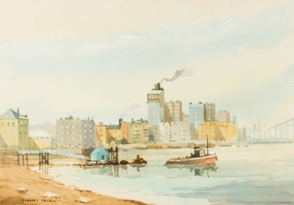 Sydney Vale FRSA - Mid 20th Century Watercolour, Cherry Garden Pier