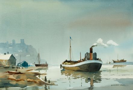 Sydney Vale FRSA - Mid 20th Century Watercolour, Early Morning, Leigh on Sea