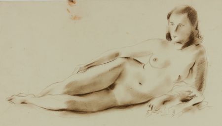 Georg Mayer-Marton - Excellent Mid 20th Century Pastel, Nude Study