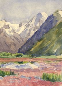 Dorothy Willis - Mid 20th Century Watercolour, Red Lane, Mt Sebastopol