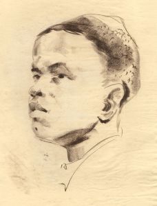 Georg Mayer-Marton - Mid 20th Century Pastel, Portrait